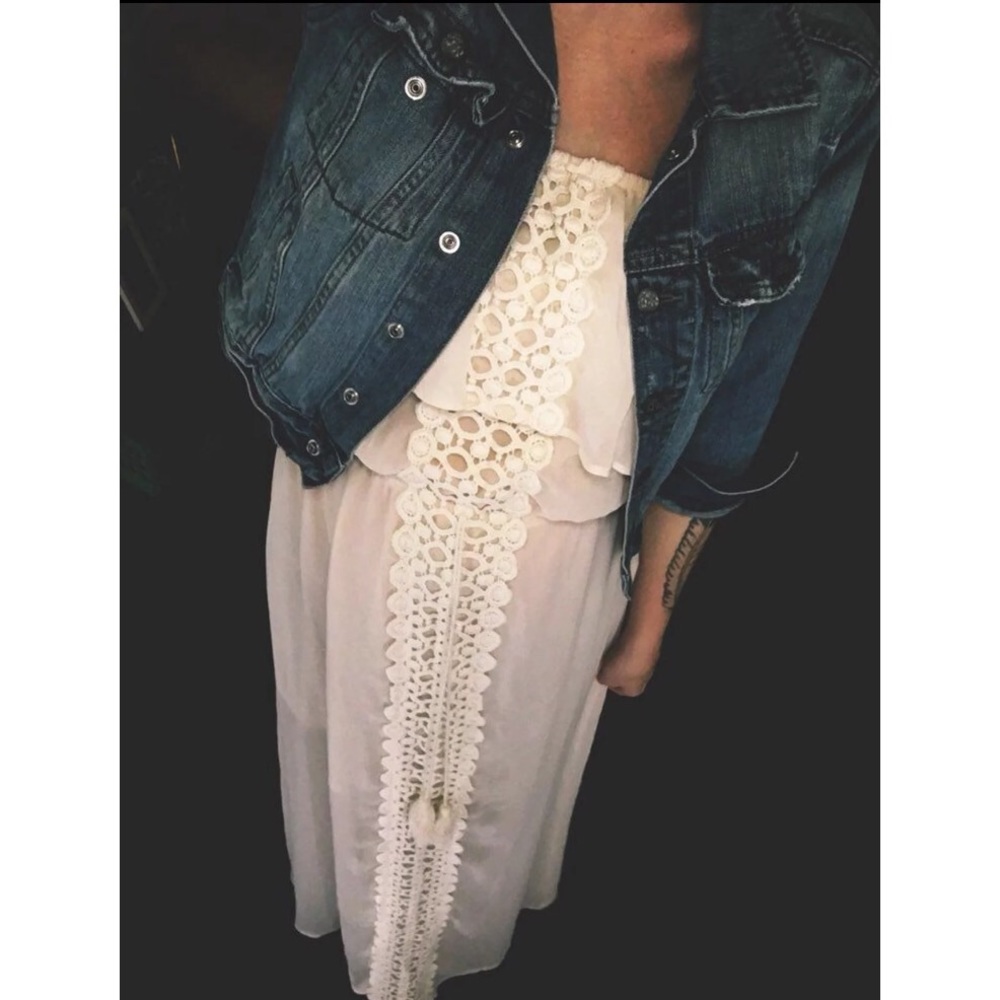 Long white dress